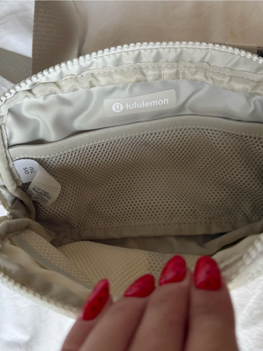 lululemon White Belt Bag